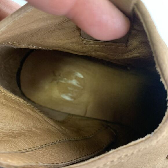 Frye Rory Bootie Dusty Rose Suede Low Heel Side Zip Ankle Boho Western Women 7.5 - Picture 15 of 15